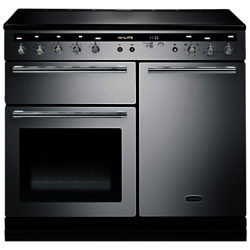 Rangemaster Hi-LITE 100 Induction Hob Range Cooker Stainless Steel